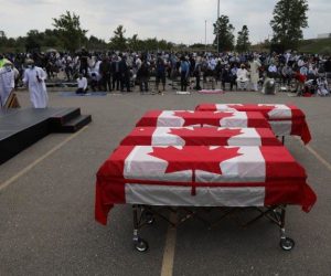 کینیڈا: ٹرک حملے میں جاں بحق ہونے والا مسلمان خاندان سرکاری اعزاز کے ساتھ سپردِ خاک