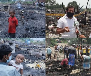 روہنگیا پناہ گزیں کیمپ میں آتشزدگی، جمعیۃ علمائے ہند نے شروع کیا راحت رسانی کام