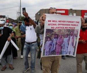 کینیڈا: مسلم خاندان کے مشتبہ قاتل کے خلاف دہشت گردی کا مقدمہ