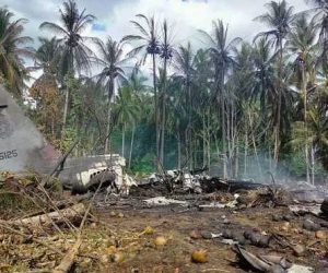 فلپائن میں طیارہ حادثہ، اب تک 45 افراد ہلاک