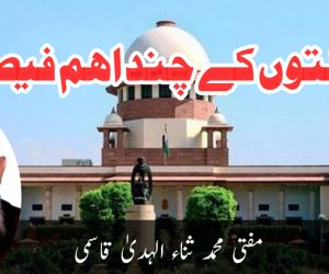 عدالتوں کے چند اہم فیصلے