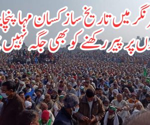 مظفرنگر میں تاریخ ساز کسان مہا پنچایت ، سڑکوں پر پیر رکھنے کو بھی جگہ نہیں بچی!