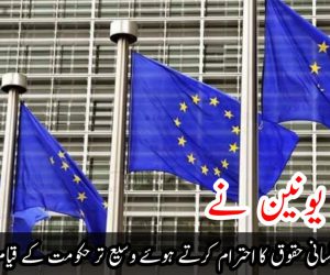 یورپی یونین نے طالبان سے انسانی حقوق کا احترام کرتے ہوئے وسیع تر حکومت کے قیام کا مطالبہ کیا