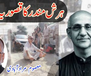 ہرش مندر کا قصور یہ ہے!