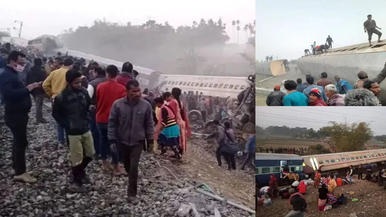 بنگال: خوفناک ٹرین حادثہ، 12 بوگیاں پٹری سے اتریں، 5 افراد ہلاک، درجنوں زخمی داخل اسپتال