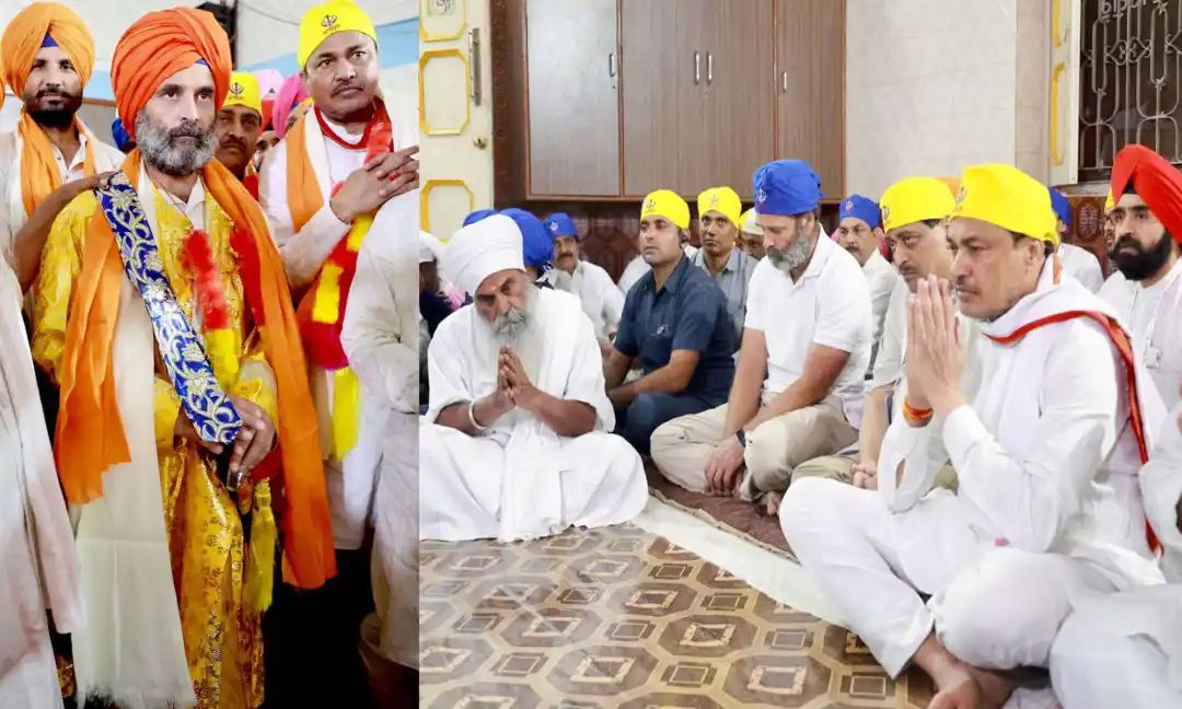 بھارت جوڑو یاترا: گرو نانک جینتی پر ناندیڑ کے گرودوارے پہنچے راہل گاندھی، کہا – ’یاترا کو کوئی طاقت نہیں روک سکتی‘